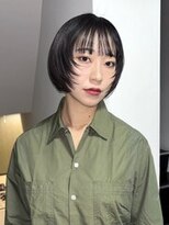 ドロップ(drop)&nbsp;黒髪レイヤーボブ　シャギーレイヤー　（表参道　青山）