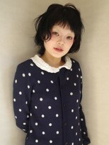 トナリ(tonari)&nbsp;ウルフ ショート オン眉 アッシュブラック【鹿児島中央駅】