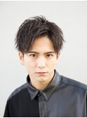 熊本メンズカット 爽やかショート アップバング MEN'S HAIR
