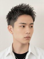 ルシード スタイル リコット(Lucido Style Ricotto)&nbsp;スパイキーショート刈り上げツーブロックアップバングアッシュ