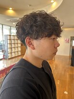 サラ ビューティ サイト 春日(SARA Beauty sight) 【松尾が作る】【福岡春日】【メンズ】ツイスト+シャドウパーマ