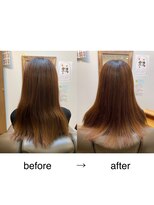 アミエ 大和店(ami e)&nbsp;シルキーコース+カラー+カット・髪質改善・縮毛矯正・白髪染め