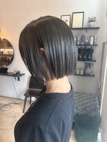 エスデザイン(es design)&nbsp;ぱつっとボブ×オリーブ