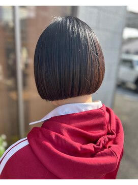 セットアップ 岡山北長瀬店(SET-UP) ミルクブラウン タッセルボブ/ショート