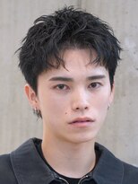フィフス 大分(fifth)&nbsp;大分ルーズパーマメンズカットルーズショートツーブロックゆるめ