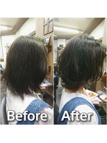 フィリア 台原店(Filea)&nbsp;【BeforeAfterゆるふわボブ.スガワラ担当営業スタイル】