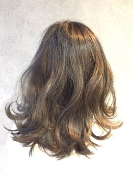 ヘアサロンエムフィス 池袋東口(HAIR SALON M Fe's) デザインカラー/厚めバング/ローライト/スリークボブ