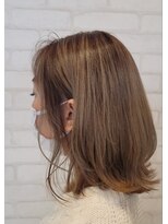 ビス ヘア アンド ビューティー 西新井店(Vis Hair＆Beauty) ハイトーン/バレイヤージュ/ミルクティー/外ハネ/ボブ/ベージュ