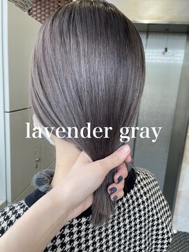 リリー(Lilley) 【Lilley 稲永麻衣】ラベンダーグレー+透け感ヘア 天神/今泉