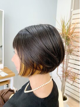 サイイン(saiin) インナーカラーボブ