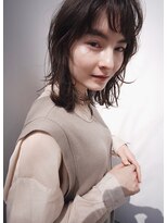 テテコケット(tete coquette)&nbsp;『真通知弘』軽やかさが人気のナチュラルウルフボブ。