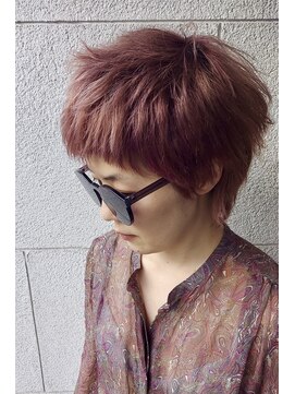 リビング(LIVING) 白髪染め白髪ぼかしハイライト大人ショートボブ30代40代50代60代