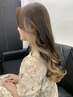 【ポイントヘアカラー♪】インナーカラー(ブリーチ込み)＋全体ヘアカラー☆