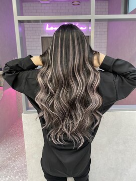 ロンド レア 天神大名店(Lond Le’a) バレイヤージュ/髪質改善/髪質改善トリートメント/グレージュ