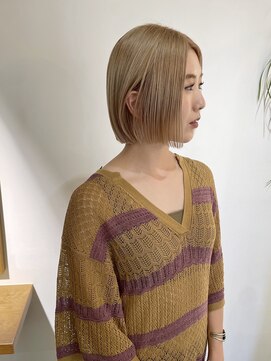 ローレンアオ(LOREN AO) ミルクティーベージュダブルカラーインナーカラーケアブリーチ