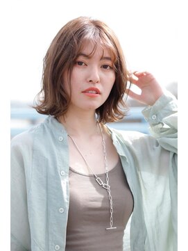 エアー 横浜(AIR) 【湯田】ふわっと揺れるカジュアルボブ