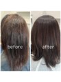 エン(en)&nbsp;酸性ストレート。質感柔らかく思わず触りたくなってしまいます。