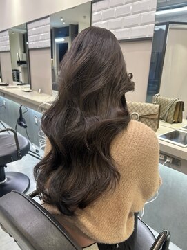 リリー(Lilley) 【lilley 稲永麻衣】ブリーチなしカラー+天神韓国ヘア