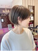 30代40代丸みショートヘア