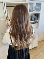 グリーンルームセカンド 結城店(GREEN ROOM. 2nd)&nbsp;シフォンベージュ/髪質改善/縮毛矯正/アイスラテ/30代/40代