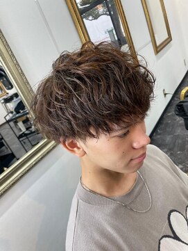 ブルーオーシャン 佐賀店(Blue Ocean) 20代30代ツーブロックマッシュツイストスパイラルパーマ