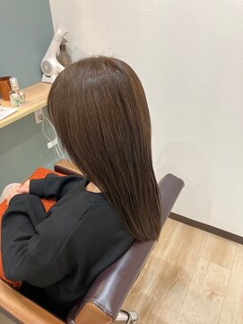 サニー あま店(Sunny) 艶カラーでサラサラロング