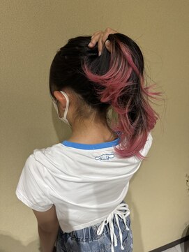 ゼン(Zen.) 裾カラーピンク