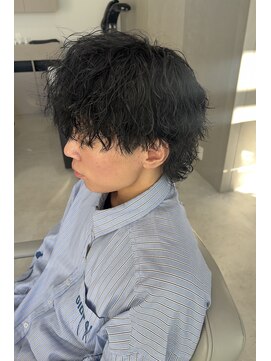 ホワイト(WHITE) マッシュウルフ ツイストスパイラル