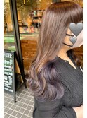 ラベンダーインナーカラー