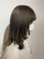 サロンドジョー(salon de joe)&nbsp;ショートボブレイヤーカットミディアムウルフくびれ透明感カラー