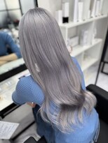 ラムシェール(LamChele)&nbsp;【lamchele】ブルーシルバー×ブリーチカラー