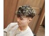 men'sカット＋メッシュキャップハイライト【眉カット込み】＜理容室＞