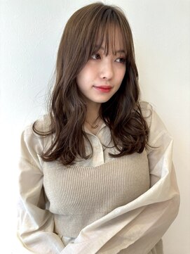 ユーフォリア 青山(Euphoria) 艶髪ロング 透明感×レイヤー 大人可愛い 前髪あり