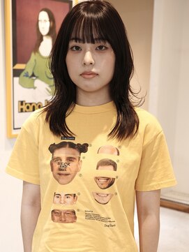 ウィム(wim) " ハッシュカット "/レイヤー/顔周り/韓国スタイル