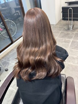 ペレ 栄 アネックス(PELE栄ANNEX) 黒髪カタログ/クラゲヘアー/オリーブグレー/栄