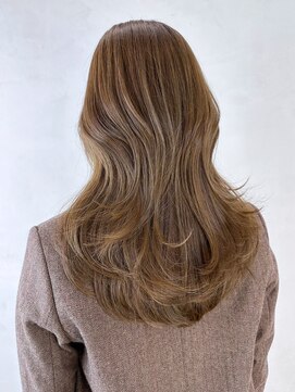 ロングおくれ毛美髪前髪カット顔周りレイヤー_ba548702