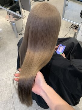 ペレ アネックス 大阪梅田茶屋町店(PELE ANNEX) 黒髪/クラゲヘアー/オリーブグレー/小顔/ココアベージュ/梅田