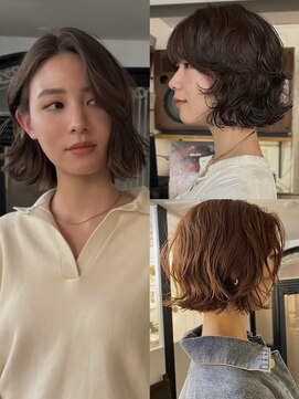 アンプラグド(unplugged) ニュアンスボブパーマブードルパーマフェザーパーマダウンパーマ