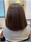 【酸性ストレート×髪質改善バイカルテトリートメント】