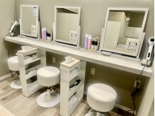 オーガニック マークイズ葛飾かなまち店(Organic)の雰囲気(ブロースペースにてご自身でブローを行います)