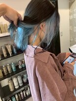 ペレ 原宿(PELE)&nbsp;ダブルカラー/ケアブリーチ/羽エクステ/原宿