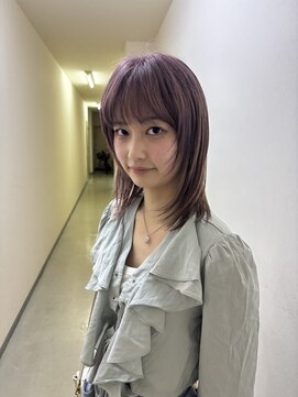 フォークロア 己斐店(Folk Lore) ダブルカラー ピンクベージュ フェースレイヤー