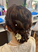 ルーズシニヨン【横浜/ヘアセット/着付け】