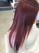 カイム ヘアー(Keim hair)&nbsp;レッド/ブリーチ/ハイトーン/ストレートロング/韓国ヘア/韓国風