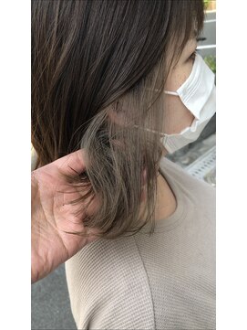 ニコリ(nicoli) 【nicoli】グレージュイヤリングカラー☆彡