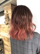 フォーク(FOLK)&nbsp;恵比寿×YAMATO ピンクバレイヤージュ_ゆるウェーブ