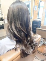 ナナナ パレナ 大津膳所店(nanana parena)&nbsp;くすみグレージュ【髪質改善・艶髪】かきあげロング