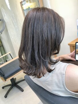 ヘアーポケット リタ(HAIR POCKET ritta) 藤田が叶える☆レイヤーロブ×赤み消しアッシュカラー