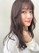 シロ(SiLO)&nbsp;〈semi long〉透け感◯ブラウンベージュ