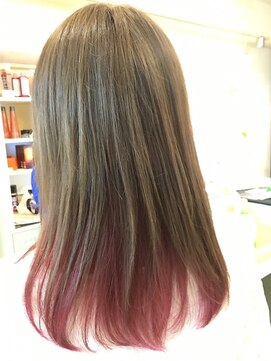 ラビス 浦和(Lovis) デザインカラー/レイヤーカット/ウェットヘア/夏のヘアアレンジ